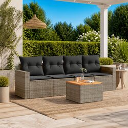 Concise and Comfortable 5 Piece Garden Sofa Set