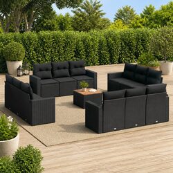 Compact 13-Piece Outdoor Sofa Set - Simple and Durable