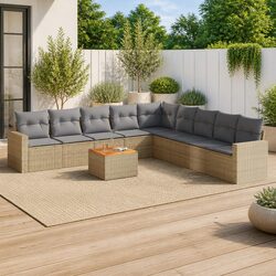 Concise Overview of 10-Piece Outdoor Sofa Set
