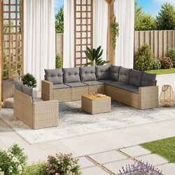 10 Piece Outdoor Sofa Set