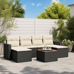 Compact 7-Piece Sofa Set for Outdoor Enjoyment