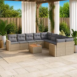 Compact 11-Piece Sectional Sofa Set for Your Outdoors