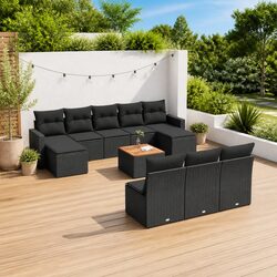 Effortlessly Stylish 11 Piece Outdoor Sectional Set