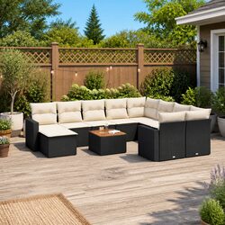 Compact and Stylish 11-Piece Outdoor Sofa Set