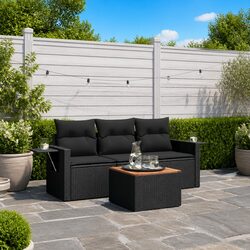 Compact and Modern Outdoor Sectional Sofa Set