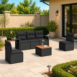 6 Piece Outdoor Sectional Sofa Set – Simple and Efficient
