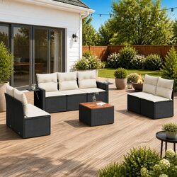 Stylish and Functional 8-Piece Outdoor Sofa Set