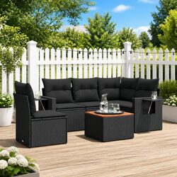 Compact and Stylish 6-Piece Sectional Sofa Set
