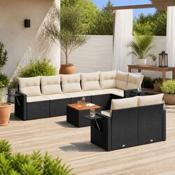 Compact and Durable 9-Piece Sectional Sofa Set