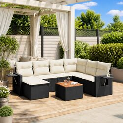 Compact 8-Piece Outdoor Sectional Sofa for Relaxation