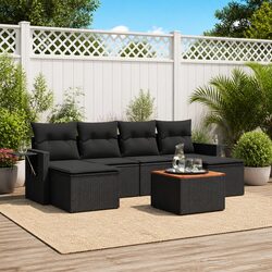 Concise Features of 7 Piece Outdoor Garden Sofa Set