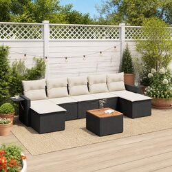 Concise and Stylish 8-Piece Outdoor Sofa Set