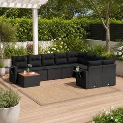 Outdoor Sofa Set: 10-Piece with Modular Design