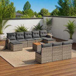 Compact and Stylish 11-Piece Sectional Sofa Set