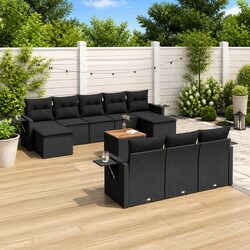 Concise 11 Piece Modular Outdoor Sofa Set