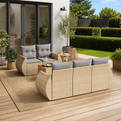 Concise Overview of 6-Piece Outdoor Sofa Set