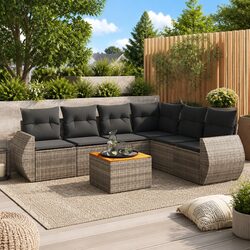 Compact 7 Piece Garden Sofa Set for Outdoor Living
