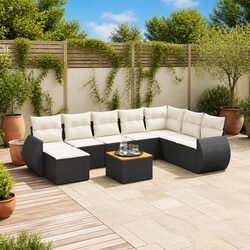 Compact 9-Piece Outdoor Sofa Set for Stylish Spaces