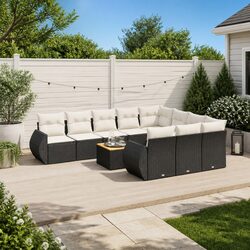 11 Piece Modular Patio Furniture Set for Relaxation