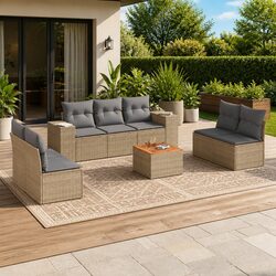 8-Piece Garden Sofa Set for Outdoor Living