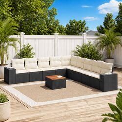 Compact and Modular 10 Piece Garden Sofa Set
