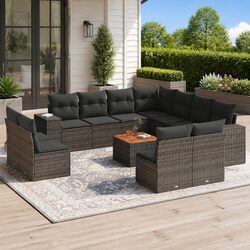 12 Piece Outdoor Sofa Set - Stylish and Versatile