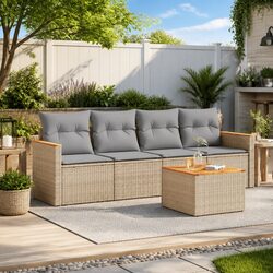 5-Piece Outdoor Sofa Set - Simple and Elegant Seating