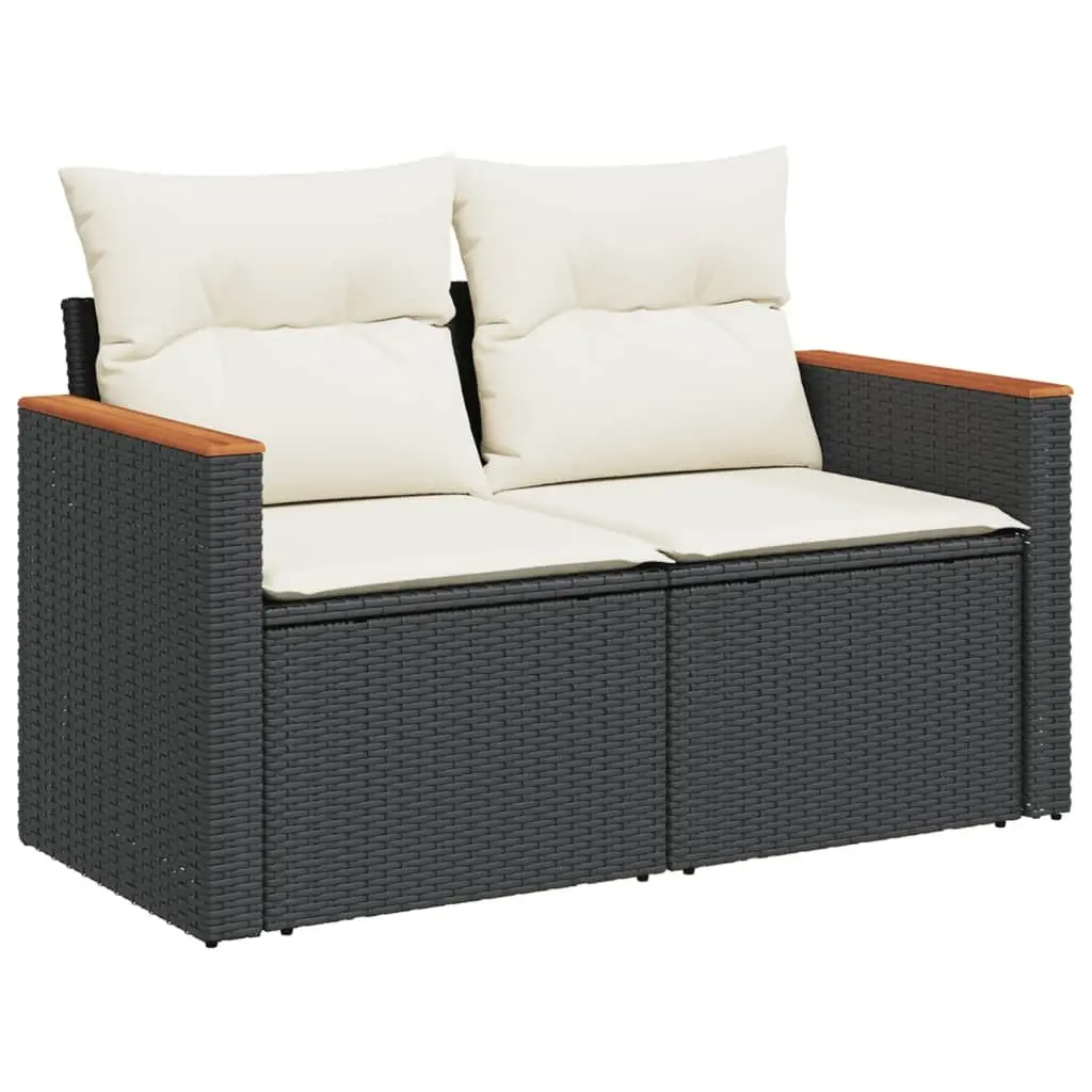 Garden Sofa Set 12 Piece Outdoor Furniture Patio Sectional Black Modular Lounger