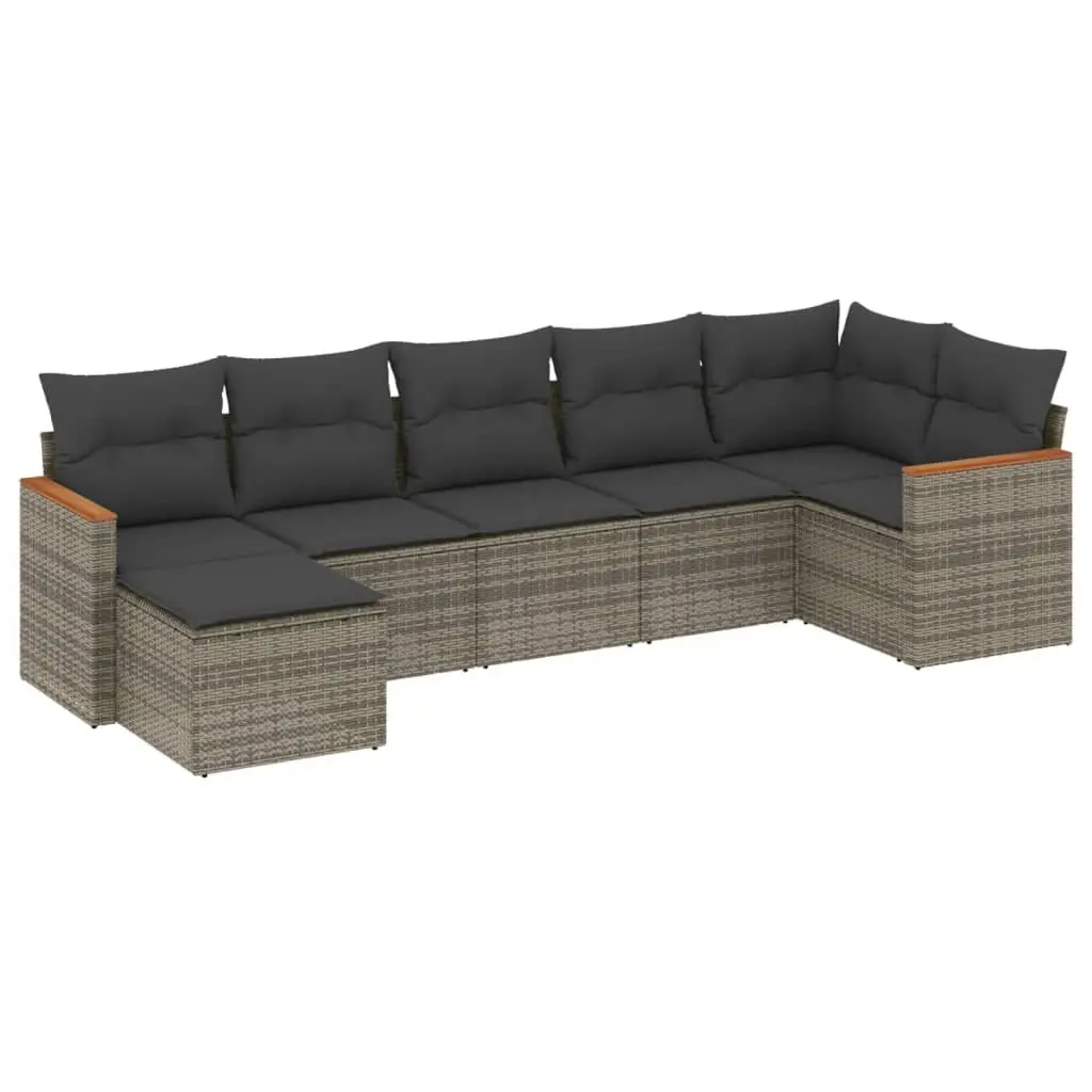 7 Piece Garden Sofa Set Outdoor Furniture Patio Conversation Seating with