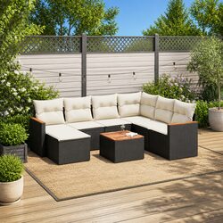 8 Piece Garden Sofa Set - Stylish, Durable, and Modular