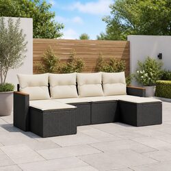 Compact 6-Piece Outdoor Sofa Set for Cozy Spaces