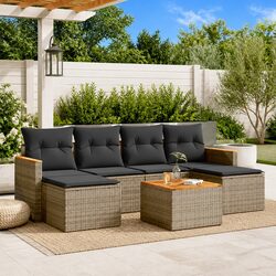 7-Piece Garden Sofa Set: Compact and Convenient