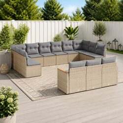 Compact and Stylish 13-Piece Outdoor Sofa Set