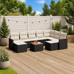 Your 10-Piece Outdoor Sofa Set Awaits - Comfort First!