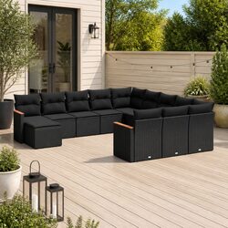 Concise 12-Piece Modular Garden Sofa Set