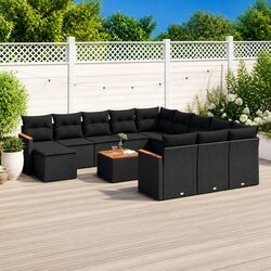Concise 13-Piece Garden Sofa Set for Outdoor Living