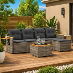 Concise Overview of 6-Piece Garden Sofa Set