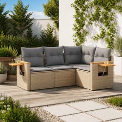 4-Piece Garden Sofa Set: Durable and Stylish