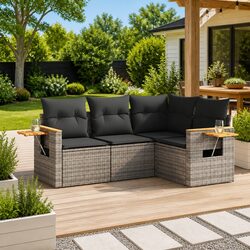 4-Piece Garden Sofa Set: Style and Functionality Combined