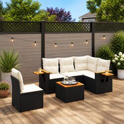 Compact and Functional 6 Piece Garden Sofa Set