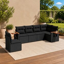Compact and Stylish 6 Piece Outdoor Sofa Set