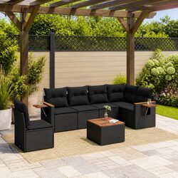 7 Piece Garden Sofa Set: Durable and Stylish