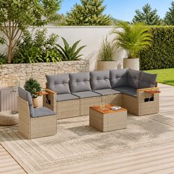 7 Piece Garden Sofa Set - Outdoor Comfort Made Easy