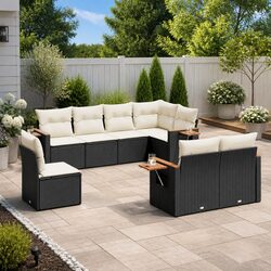 Compact 8 Piece Garden Sofa Set for Outdoor Relaxation