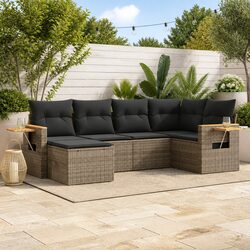 6-Piece Garden Sofa Set: Comfort in Simple Design