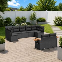 Your Perfect Outdoor Setup: 9-Piece Garden Sofa Set
