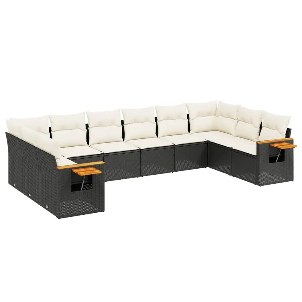 10-Piece Modular Garden Sofa Set with Easy Care Cushions
