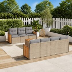 8 Piece Garden Sofa Set - Minimalist & Efficient