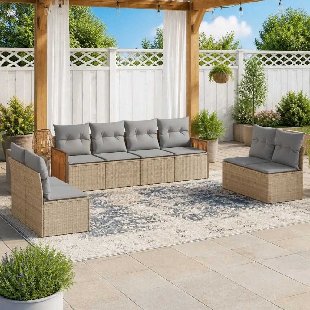 8-Piece Garden Sofa Set for Outdoor Comfort