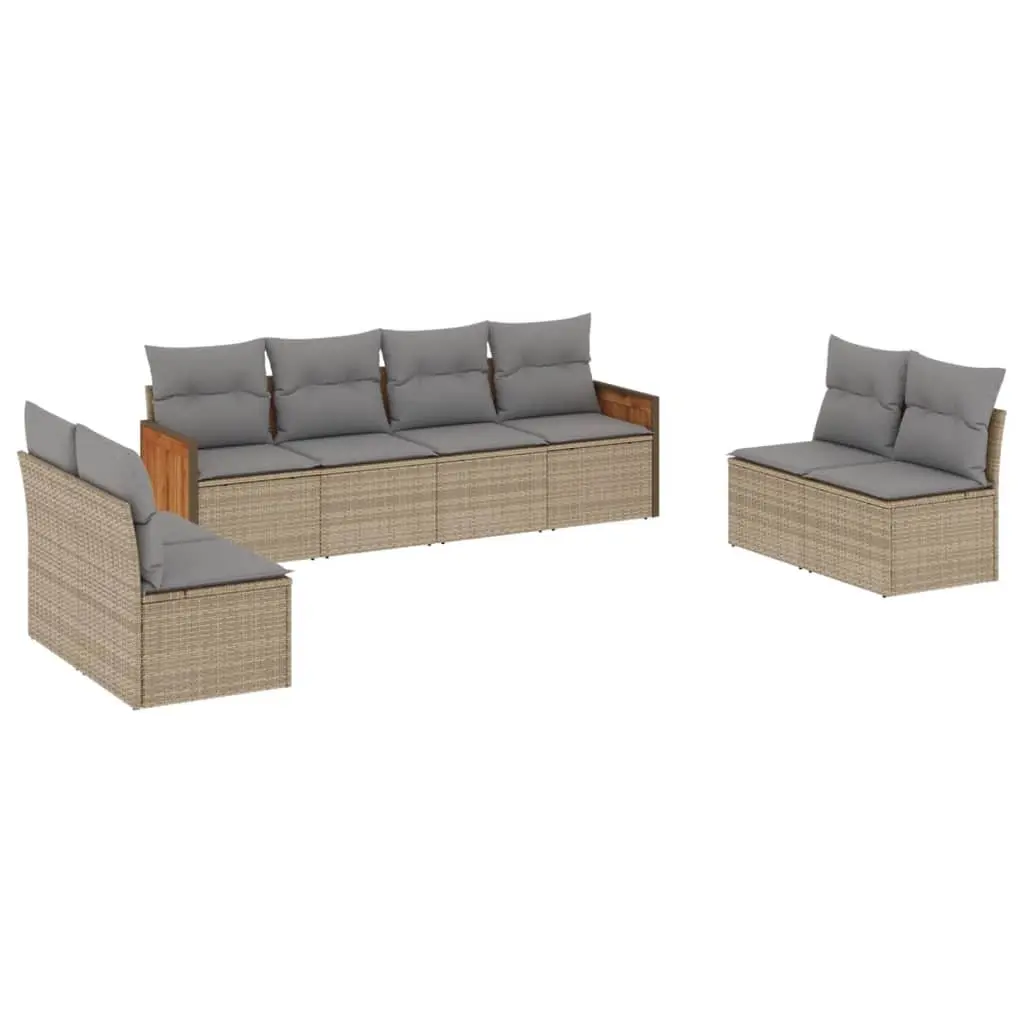 8-Piece Garden Sofa Set for Outdoor Comfort